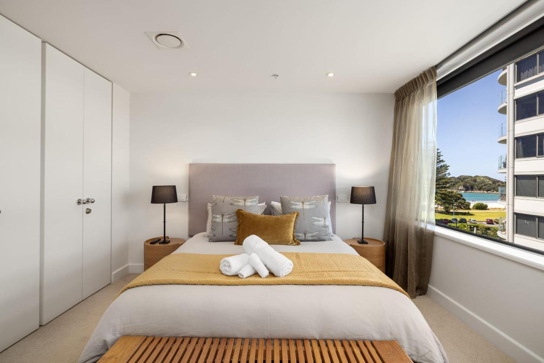 Luxury Ocean & Harbour Views - Heated Pool, Main Beach & Gym Mount Maunganui Exteriér fotografie